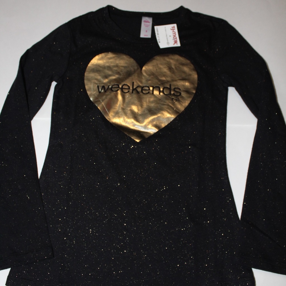 NWT girls L/S Jusitce TOp